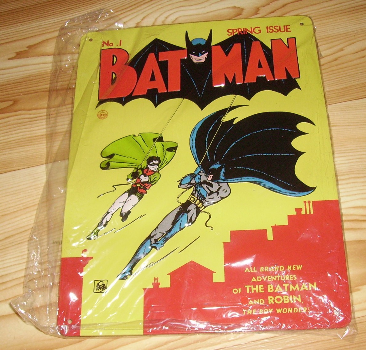 Batman-kovová deska