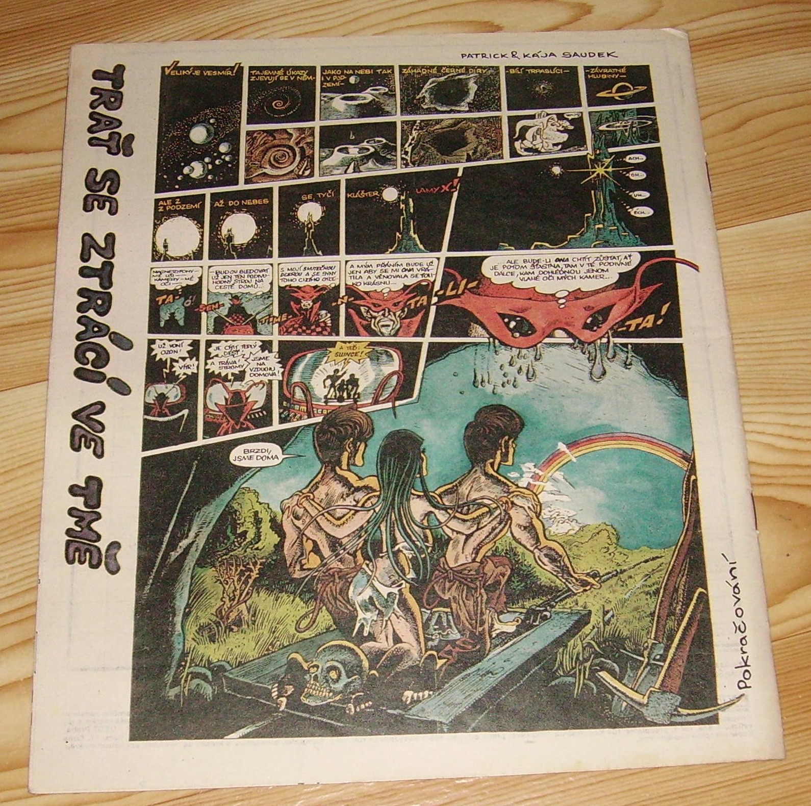 Kája Saudek-Trať se ztrácí ve tmě č.21 (čas. Expres)