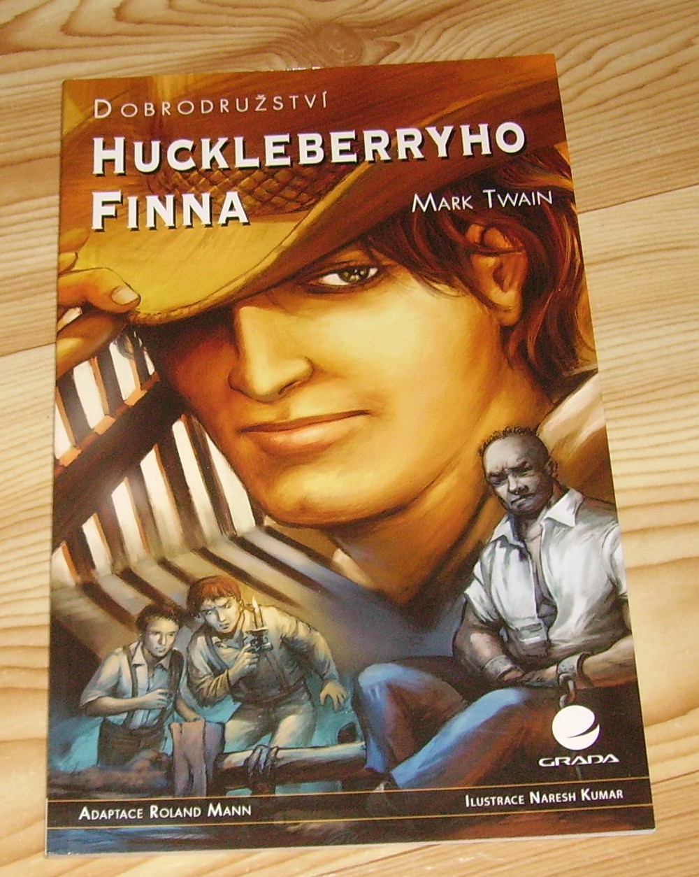 komiks "Dobrodružství Huckleberryho Finna" (Grada)