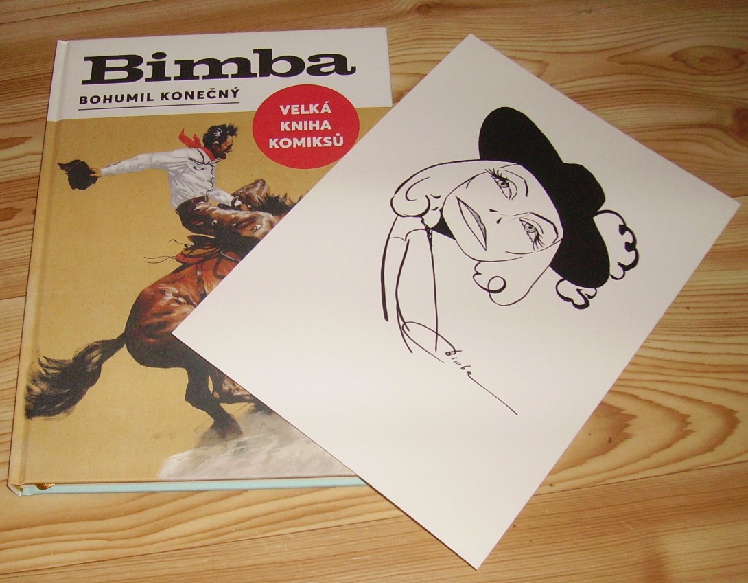 Velká kniha komiksů: Bimba+limitovaný list restaurátora