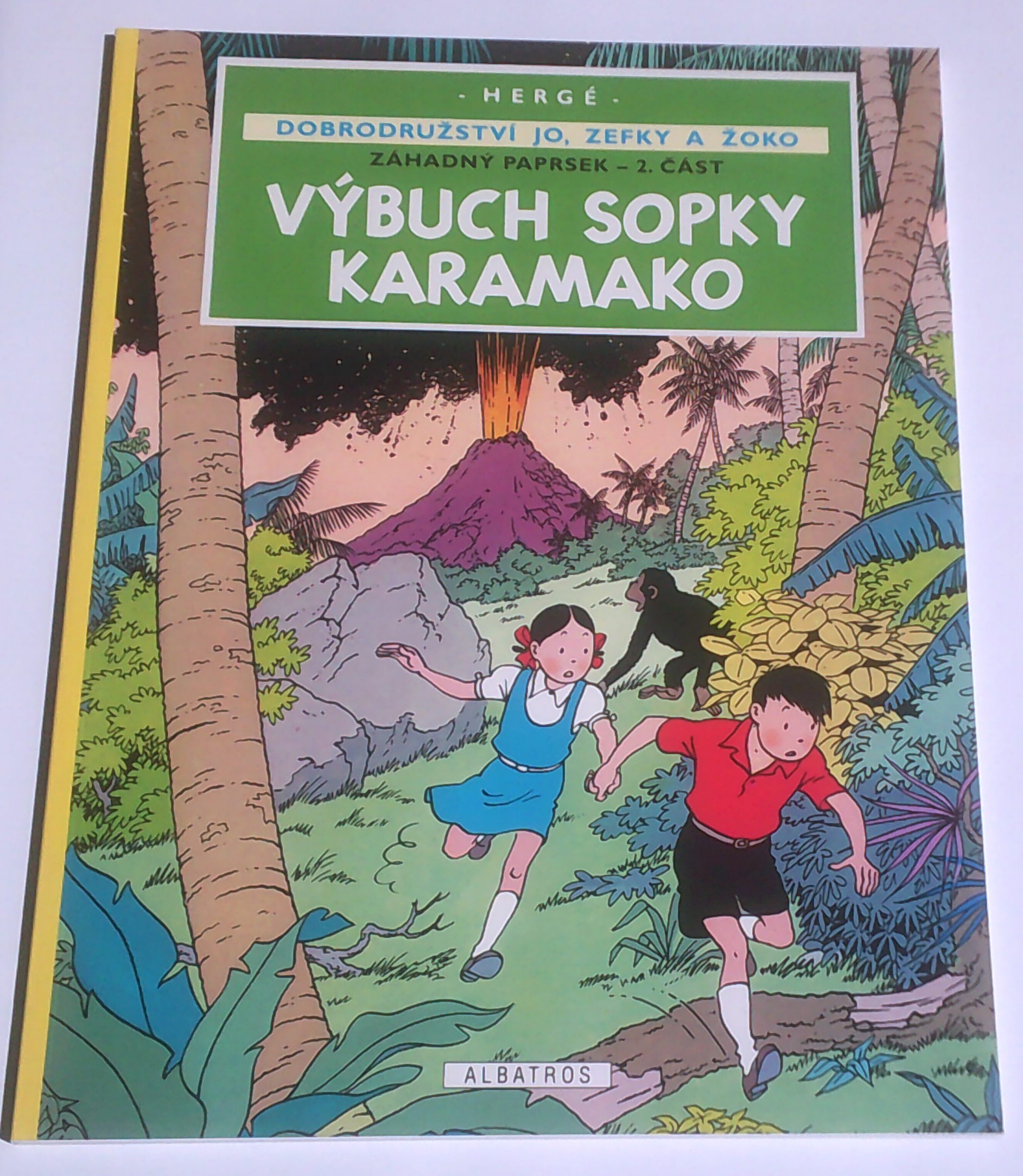 Dobrodružství Jo, Zefky a Žoko 4: Záhadný paprsek 2. část - Výbuch sopky Karamako