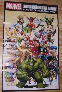 Plakát Nejmocnější hrdinové Marvelu