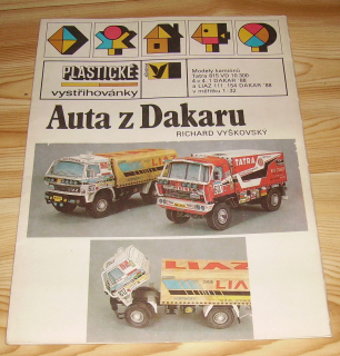 Auta z Dakaru (Plastické vystřihovánky)